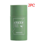 Cleansing Green Tea Mask Clay Stick Oil Control Anti-Acne Whitening Seaweed Mask Skin Care