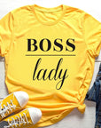 Summer Fashion Women Casual Letter Printed T-shirt Tops Lady Tee Printed Short Sleeve Tops