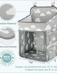 Portable Baby Crib Organizer Bed Hanging Bag