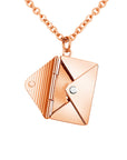 Fashion Jewelry Envelop Necklace Women Lover Letter Pendant Best Gifts For Girlfriend