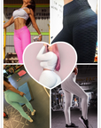 Copy of Hip-turned Folds Elastic High-waist Fitness Leggings Breathable Slim Indoor Sports