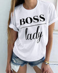 Summer Fashion Women Casual Letter Printed T-shirt Tops Lady Tee Printed Short Sleeve Tops