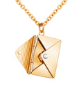 Fashion Jewelry Envelop Necklace Women Lover Letter Pendant Best Gifts For Girlfriend