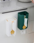 Wall-mounted Tissue Box Creative Garbage Bag Pumping Paper