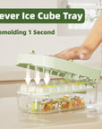 Ice Box Ice Cube Tray Grid High Capacity Food Grade Kitchen Gadgets