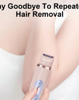 Dual-Head Electric Shaver Painless Women's Epilator Bikini Hair Removal Device Automatic Hair Trimmer Underarm Facial Lips Leg
