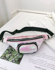 Women's Fashion Laser Starry Sequined Waist Bag