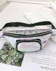 Women's Fashion Laser Starry Sequined Waist Bag
