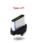 Compatible with Apple, Flowing Ligh Magnetic Streamer Data Line Cable for Iphone Android Typec