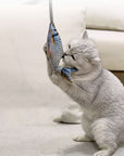 Creative Pet Funny Cat Artifact Simulation Fish Cat Toy Interactive Plush Trick Cat Pet Toy
