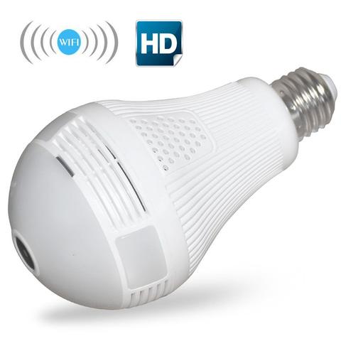LED Light Bulb Spy Camera