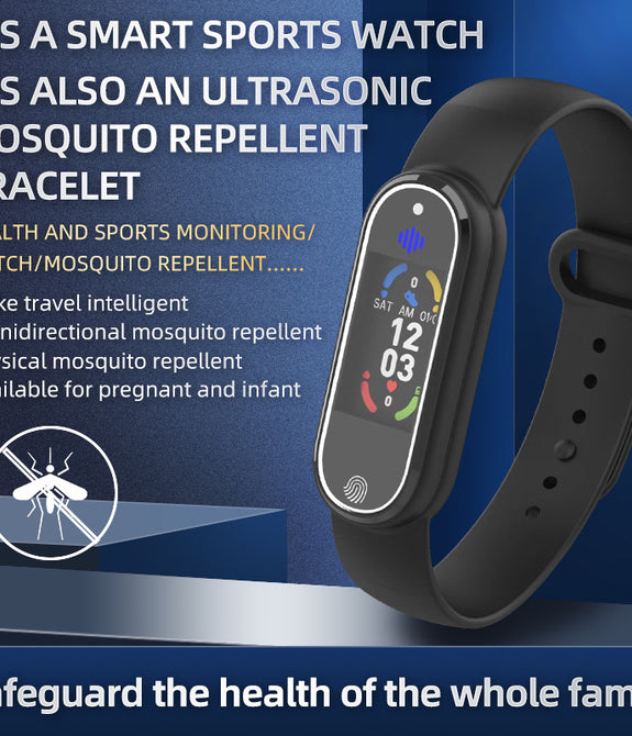 New Mosquito Repellent Bracelet Ultrasonic Insect Wristband Watch Portable Repeller Electronic Bracelet Anti Mosquito Baby Kids Adults