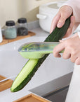 Storage Type Peeling Knife Potato Cucumber Peeler With Storage Tube Apple Fruit Vegetable Scratcher Household Kitchen Gadge
