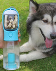 Portable Cat Dog Water Bottle Food Feeder Drinker Poop Dispenser 3 In 1 Leak-proof Multifunctional Dog Water Bottle Pet Products